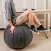 65 см льняной чехол для мяча для йоги, защита для балансирующего мяча, домашний тренажерный зал, йога, пилатес, фитнес, бодибилдинг, баланка, мяч для упражнений, пилатеса