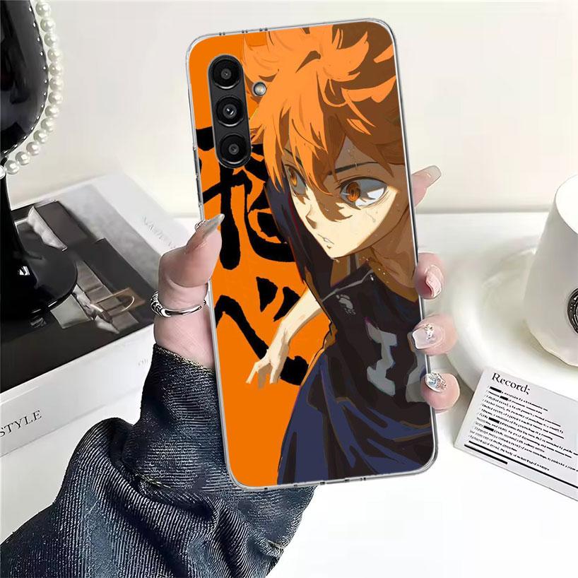 Чехол для телефона Haikyuu Oya Волейбол Аниме для Samsung Galaxy A13 A14 A15 A16 A17 A53 A54 A55 A56 A57 A33 A34 A35 A36 A37 A23 A24 A