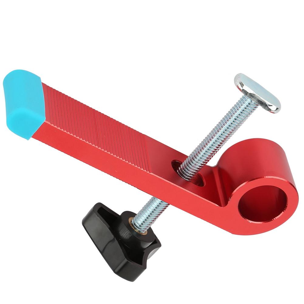 T Type Slide Slot Track Stopper Woodworking Positioning Limiter Wood Clamp Tool(B type)