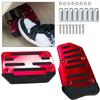 Red Universal NonSlip Automatic Gas Brake Foot Pedal Pad Cover Kit Accessories