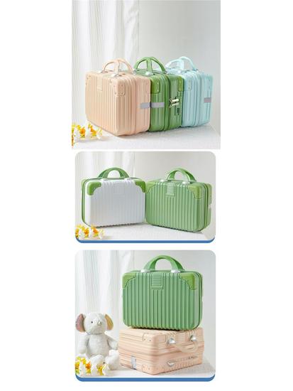 16-inch Carry-On Suitcase & 14-inch Cosmetic Bag Set: Portable Handbag & Gift Box with Password Protection for Men & Women.