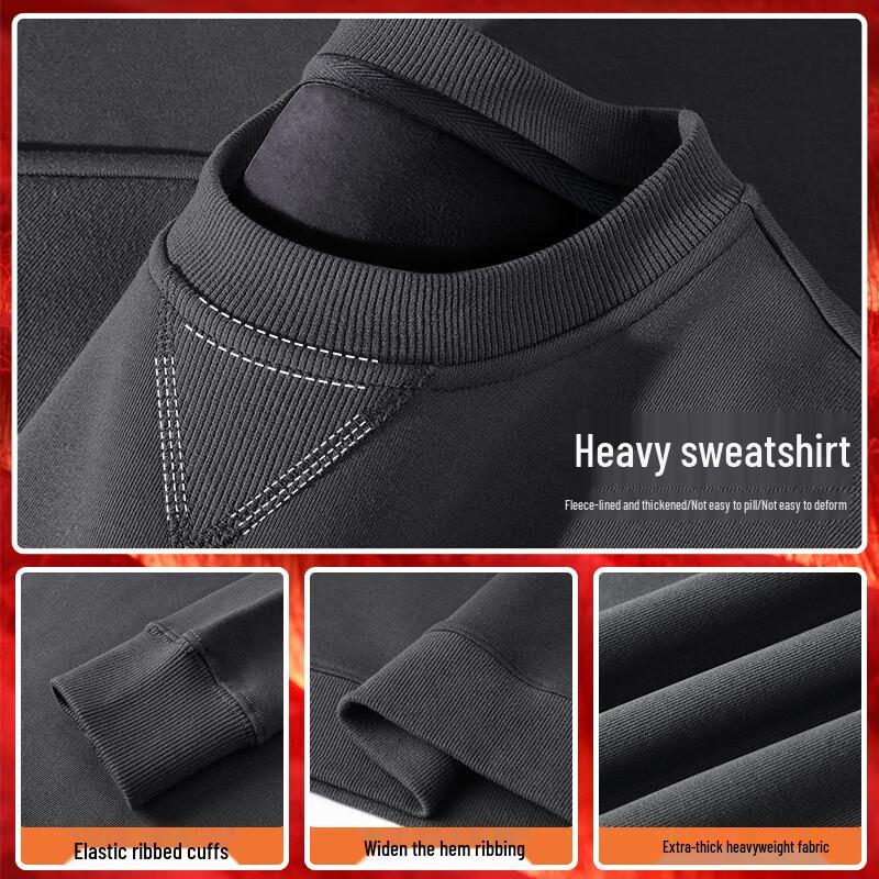 Мужское худи из флиса панда GLM с зеленой оправой