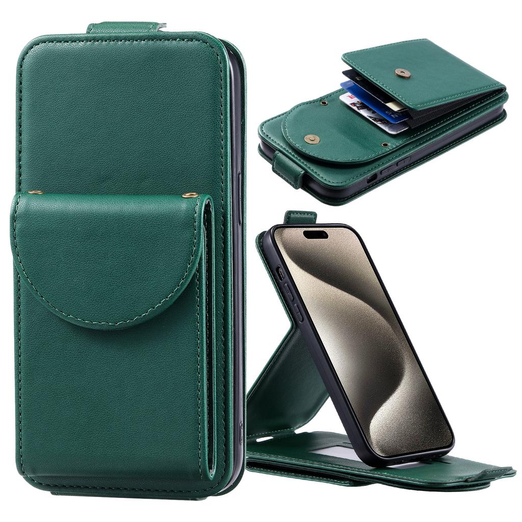 Wallet Card Slot Wrist Strap Flip Leather Case Cover for iPhone 15 14 Plus 13 12 11 Pro Max XSMAX for Samsung S24 S23 S22 S21 S20 Ultra Plus A15 A54