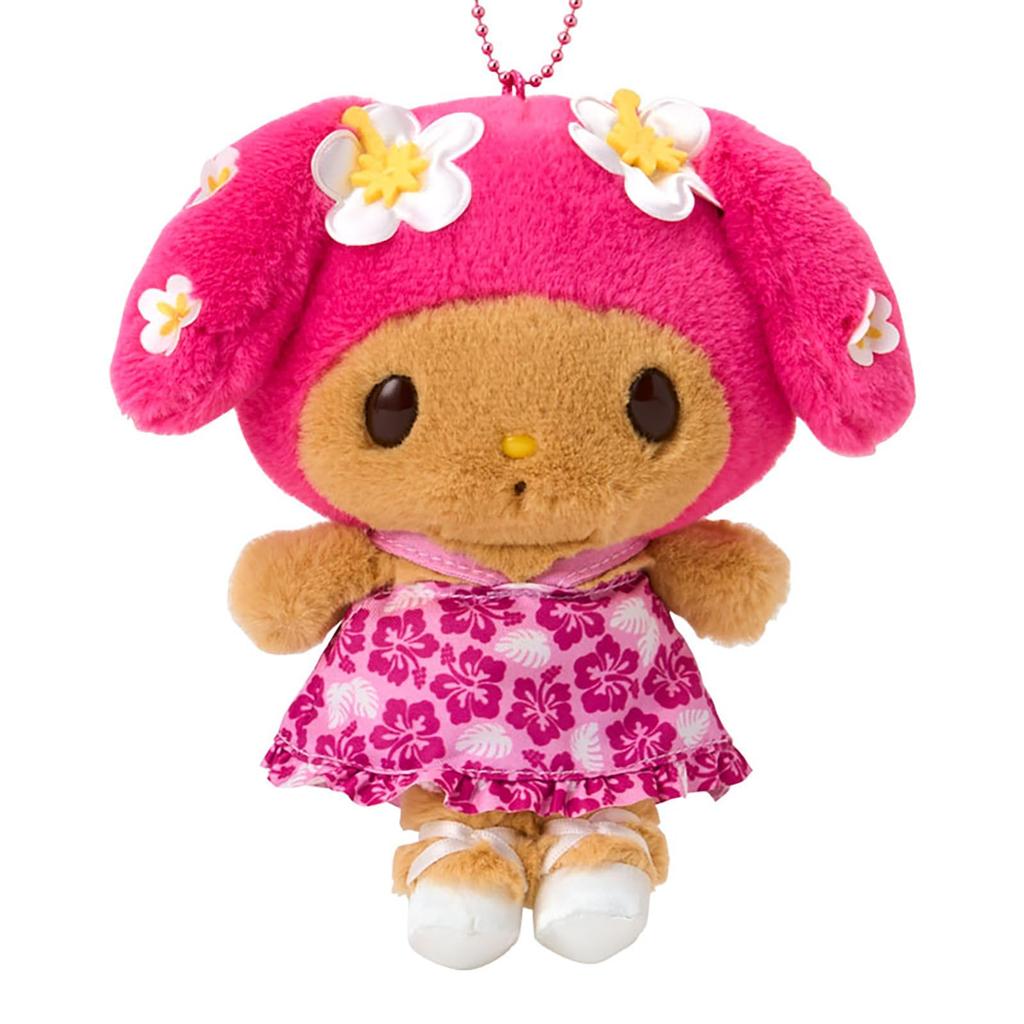 Sanrio Mascot Holder My Melody Polyester and Ages 6 and 879657 (Tokonatsu Vacation) Steel, Up,