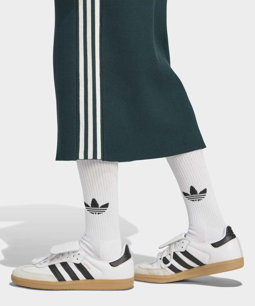 Вязаная юбка Adidas с тремя полосками - Зеленый / Jw2662