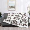 Ferret Blanket Ultra-Soft Fuzzy Cozy Plush Throw Flannel Fleece S for Crib Couch Chair Living Home Travel#