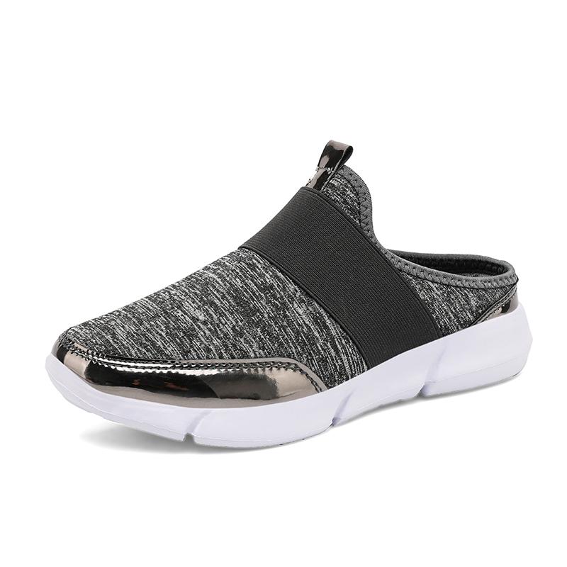 Fashion Designer's New Women's Casual Sports Shoes Spring and Summer Comfortable Breathable Flat Fashion Women All Match Half Slippers