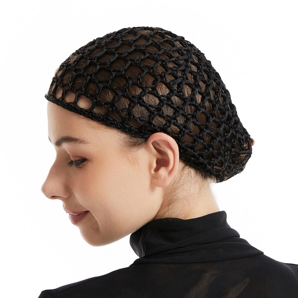 Спящая вязаная крючком сетка для волос снуд ночная повязка тюрбан черные шапочки для парика сетка для волос