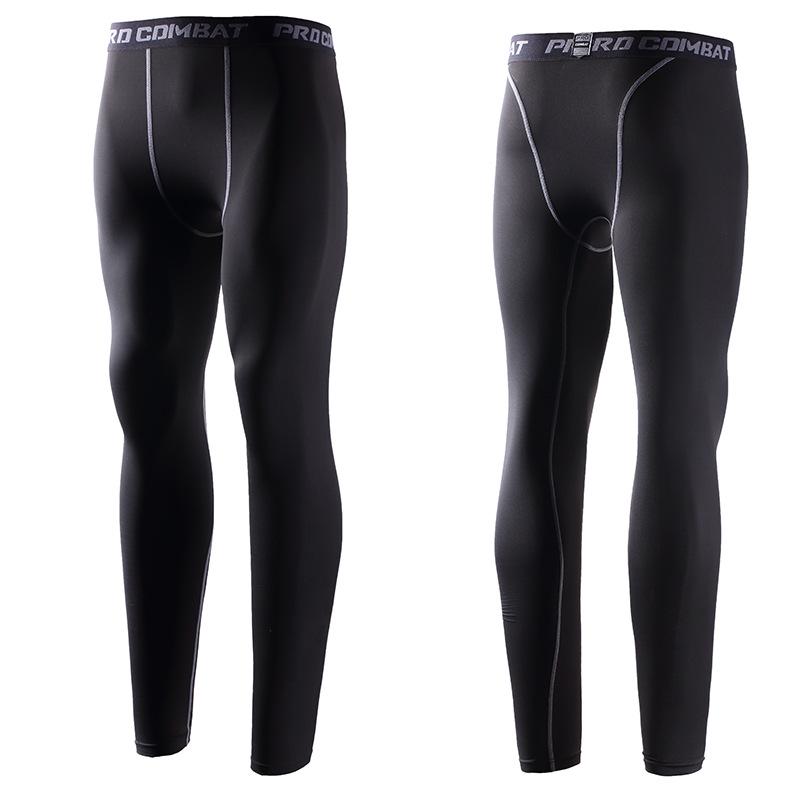 Мужские эластичные спортивные тайтсы с быстрой сушкой для бега, тренировок и фитнеса - длинные и короткие варианты