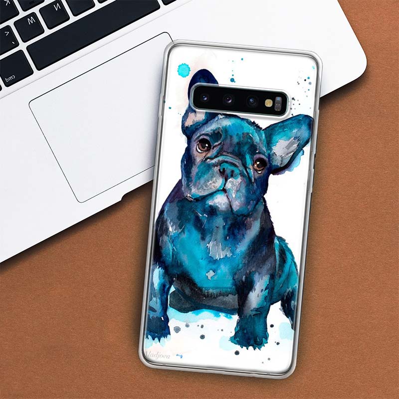 Чехол для телефона с изображением французского бульдога и мопса для Samsung Galaxy S10 Plus S20 FE S21 S22 Ultra S10E S9 S8 + S6 S7 Edge Lite Shell Coque