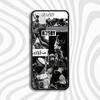 Спортивный чехол для телефона Регби для Samsung S 25,24,23,22,30,21,10,9,Ultra,Plus,Lite,FE,4,5 G Черный Мягкий чехол