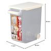 Inomata Chemical Rice Container, Bag-Wide Rice Container with Measuring Cup, 5kg