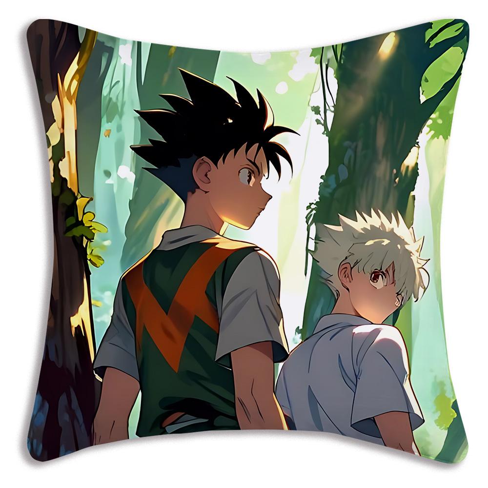 Аниме Для h-Hunter X HunterS Наволочки Мультяшные Диван Декоративные Домашние Двусторонние Печать Короткий Плюш Милая Наволочка