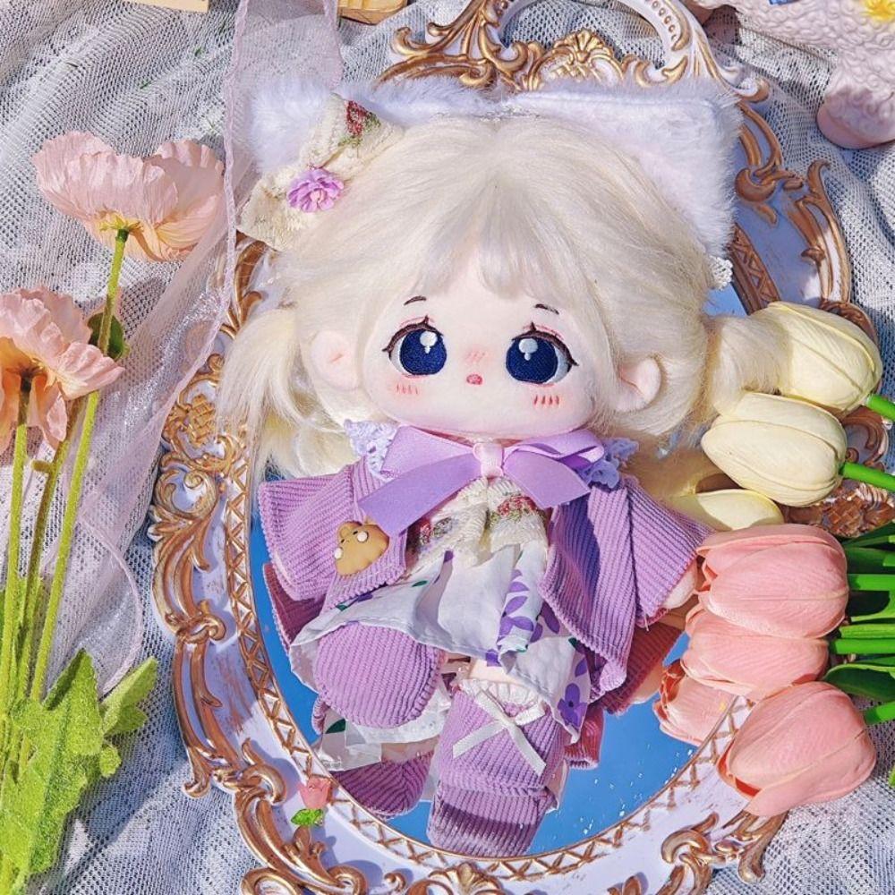 Lovely 20CM Cotton Doll Clothes Dress up DIY Doll Accessories Cute Sweater Shorts Suit Kids Toys