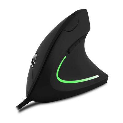 Вертикальная USB Большая XL Эргономичная Вертикальная 3200 Курсор Высокая Оптическая Игровая Мышь с Дышащей Светодиодной Подсветкой 5 Совместимая с Подходящая для Большой Черной Мыши,