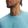 Under Armour ICDAT Моющаяся Легкая Удобная Дышащая Тренировочная Фитнес Футболка с Коротким Рукавом Мужские Топы 6009782-481