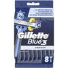 GILLETTE Одноразовые бритвы Blue 3 x8