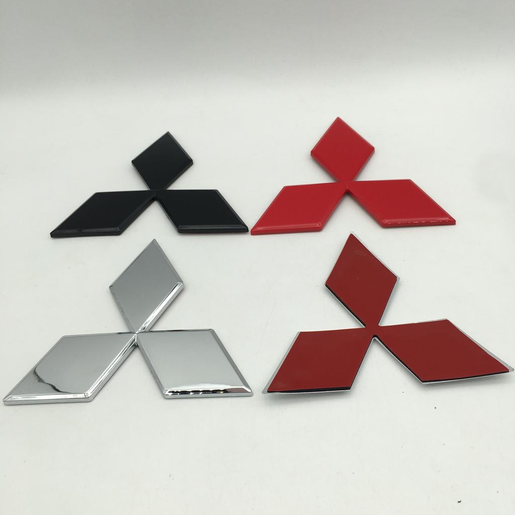 1 шт. 3D ABS для автомобиля Mitsubishi передняя решетка капота значок капота задняя крышка багажника наклейка Декаль стайлинг авто Аксессуары
