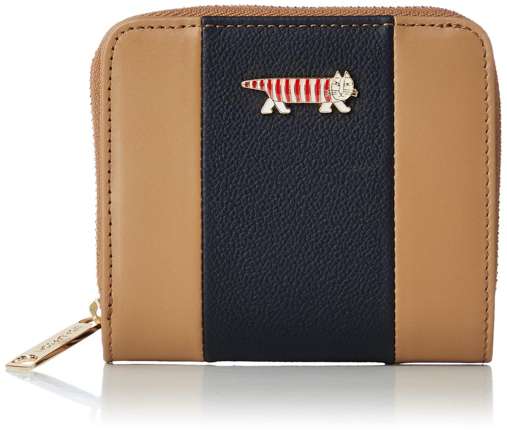 Женский кошелек-портмоне на молнии Lisa Larson LTLY-05, коричнево-синий