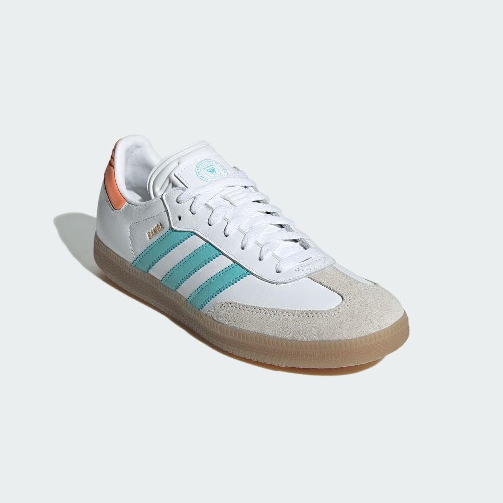 adidas Обувь SAMBA INTER MIAMI CF Белая обувь и обувь Спортивная обувь Унисекс Футбол IH8160 Обувь Белая / Мятная / Каучук