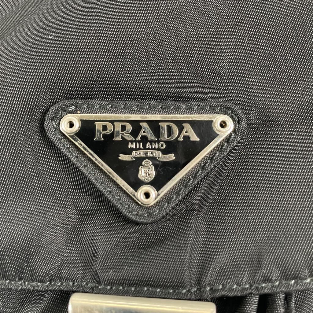 PRADA Backpack Â· Daypack black Women used