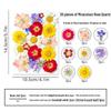 Autumn Childhood Floral Bookmark Kit: Transparent Leaf Specimen Laminating Film