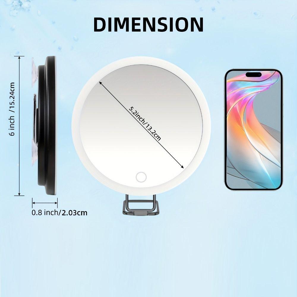 360° Adjustable Stand LED Makeup Mirror High-Definition Portable Cosmetic Mirrors Home
