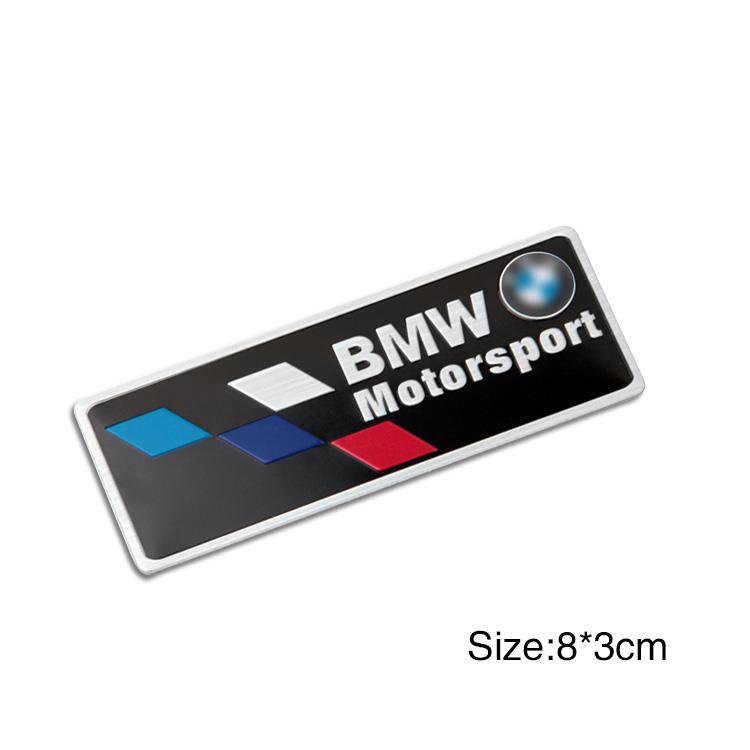 djpxh3 3D Metal Sticker Body Trunk Decal Emblem Badge Racing Style Exterior Modified Parts For BMW i3 i4 G07 G06 G05 G02 G01 F02 F06