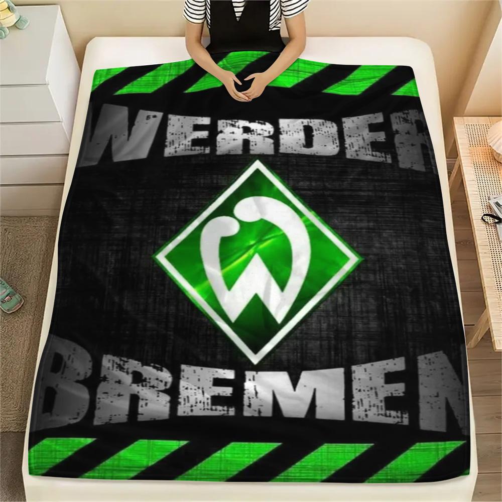 1Pc SV Werder Bremen Print Flannel Blanket High Quality Warm Comfortable Cover for All Seasons Perfect for Gifts Home Decor