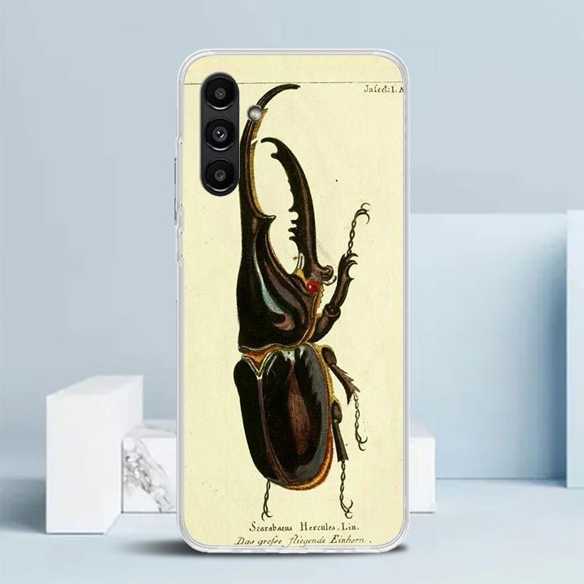 Научный разлагаемый чехол Bugs Bees для Samsung Galaxy A17 A37 A57 A16 A26 A36 A56 A15 A14 A55 Чехол для телефона A13 A53 A25 A35 A