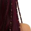 40pcs Hair Braiding Dreadlocks Beads Dread Locks Hair Braid Tubes Hollow Out Hair Ring Decor