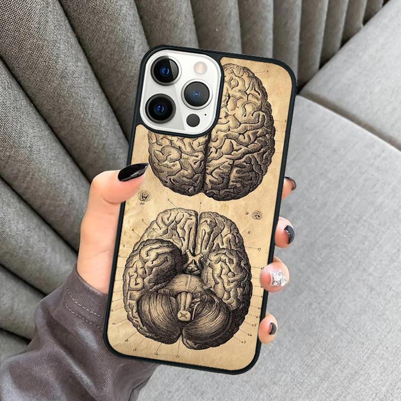 Чехол для телефона с анатомией человеческого сердца Для iPhone 17 Air 16 16e 15 13 14 Pro Max 11 12 Plus 2022 MAX Защитный чехол coque