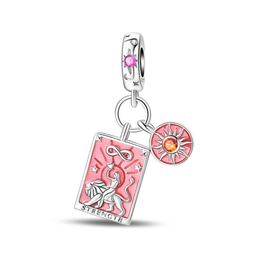 Vintage Copper Star Sun Half Moon Tarot Charm Fit Original Bracelet Copper Love Pendant Diy Jewelry Accessories