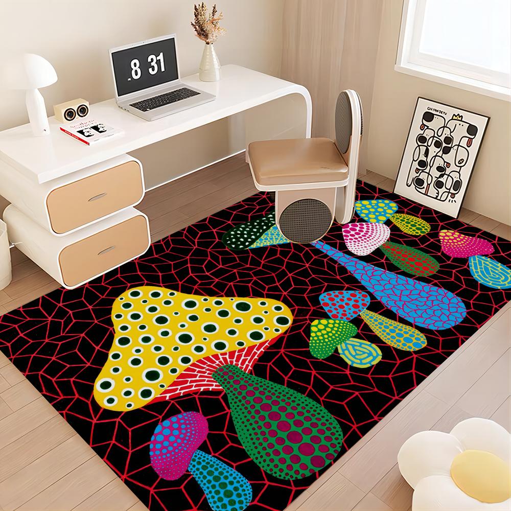 Yayoi Kusama Floor Mat Bath Mat Nordic Style Home Doormat Bathroom-Toilet Mats Bedroom Welcome Doormat