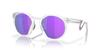 Oakley Солнцезащитные очки OO9279 HSTN Металл Матовый Прозрачный Фиолетовая Линза 52 Оправа/Prizm