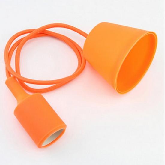 Красочные подвесные светильники, силикагель E27, цоколь, лампы Эдисона, бар, ресторан, художественный кулон