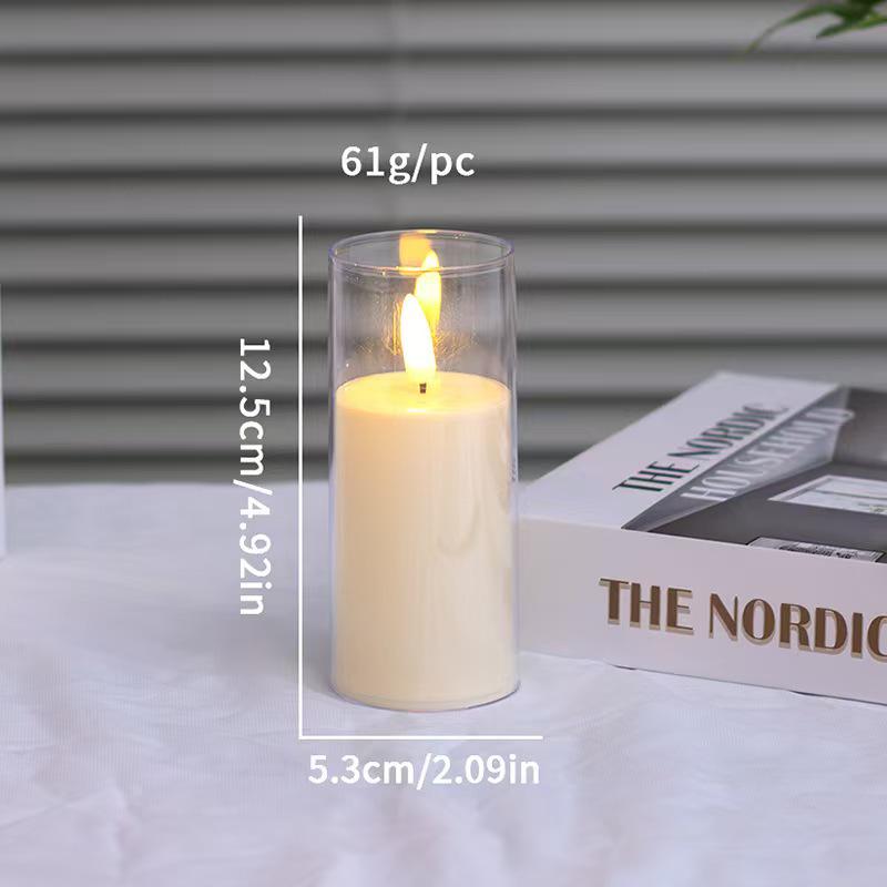 LED Remote Control Candle Lamp: Smoke-Free Simulation for Weddings & Ceremonies with Musical & Script-Killing Features