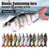 5pcs Bionic Lures Random Color Realistic Fish Shape Fishing Bait Float Lure Bionic Bait Accessories for All Kinds of Fish