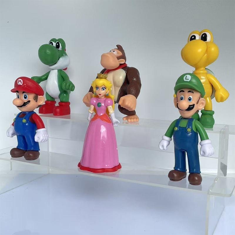 Набор Фигурок Super Mario 12 шт. Аниме Фигурки Игрушки для Детей Подарок на День Рождения Рождество Для Мальчиков Домашний Декор