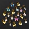 20Pcs Braid Hair Accessories, Alloy Braided Hair Clips with Butterfly Heart Flower Pendants, Spiral Design Hair Buckles
