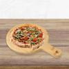 Бамбуковая ручка поднос для пиццы (Круглый) (28x19.5см)
