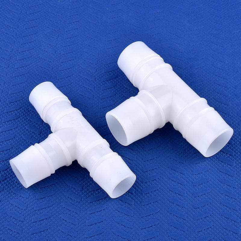 10 шт./лот 1,6~17,5 мм полипропиленовый тройник-соединитель для аквариума, 3-ходовое соединение, садовые шланговые соединители для воды, 20 мм, 25 мм, быстроразъемные соединения типа «пагода»