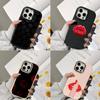 Ae87 Lips Kiss Digital Art Phone Cases for Samsung A13 A32 A53 A04e A54 S23 S24 Ultra Infinix Hot 40 Huawei P30 Pro Metal Camera Protective Back Cover