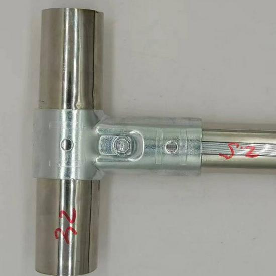 Stainless Steel 25mm Six-Point Pipe Connector for Galvanized and Iron Pipes