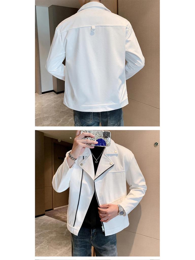 Мужской модный повседневный пиджак в корейском стиле на осень/зиму