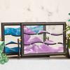 Modern Flowing Sand Picture Double Faced Glass Dynamic