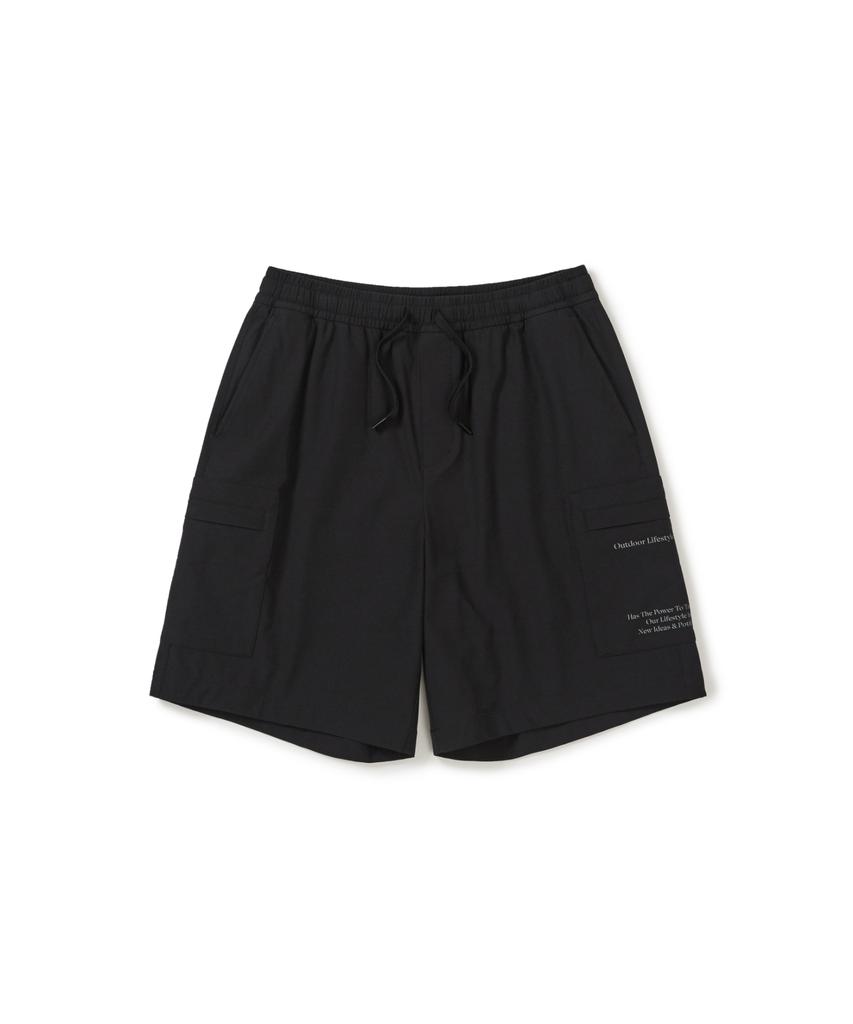 Шорты-карго Lago от SNOWPEAK APPAREL (S26Mmthp26) черный