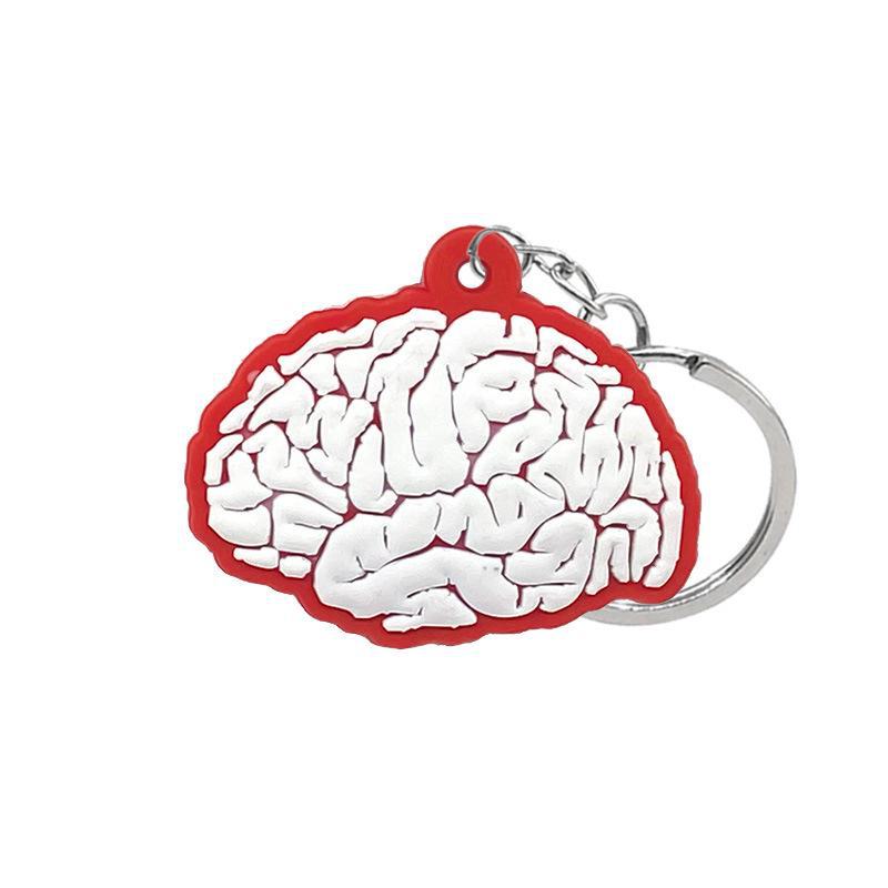 Medical Series Cartoon Animation PVC Keychain or Backpack Pendant with Customizable Logo.
