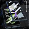 Кожаный флип-кейс Samsung Z Fold5 со слотом для стилуса - Защитная крышка для складного экрана