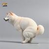 Size Shiba Inu Cute Funny Dog Animal Realistic Figure Plastic Model Toy Model Resin Premium Original Statue Painted Finished Product Dog Lover